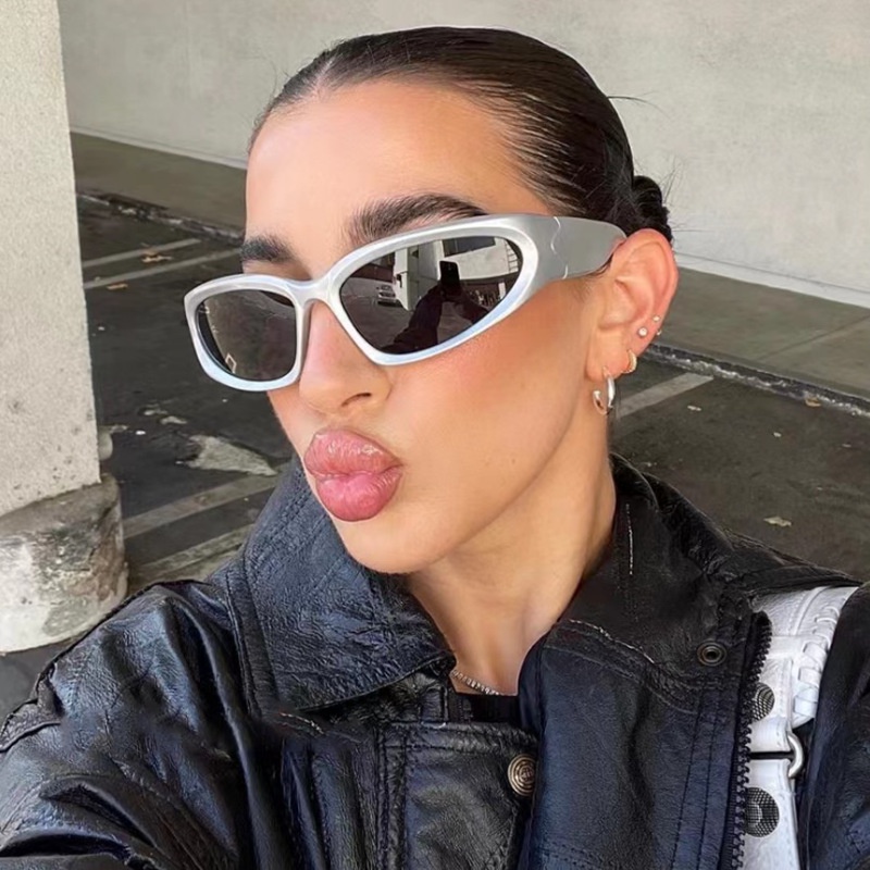 (JIUERBA) Kính Mát Thời Trang Công Nghệ Phương Tây Millennium Futuristic Punk