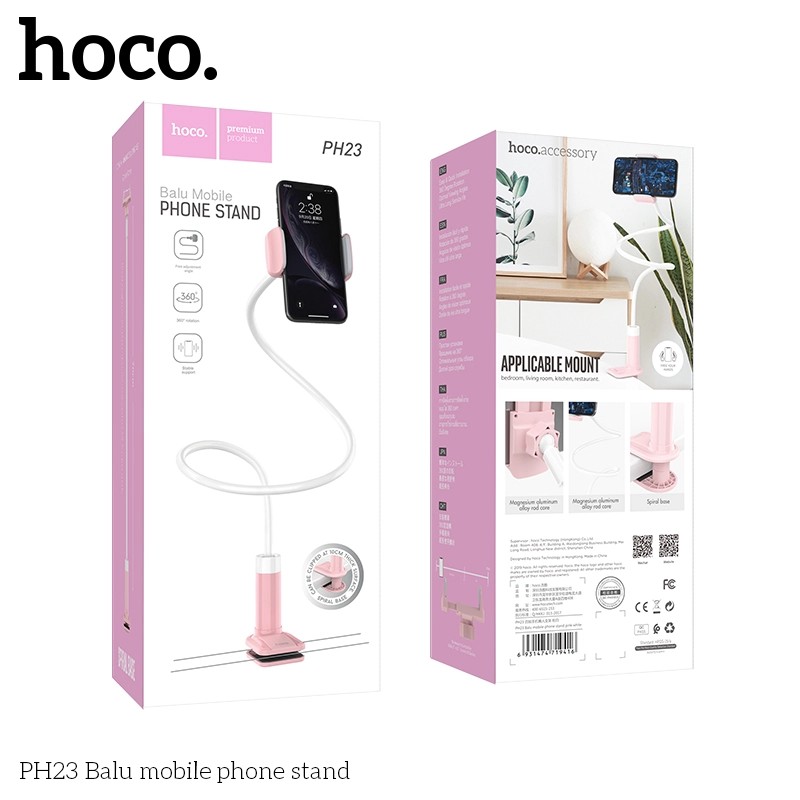 Giá đỡ điện thoại Kẹp bàn hoco. PH23