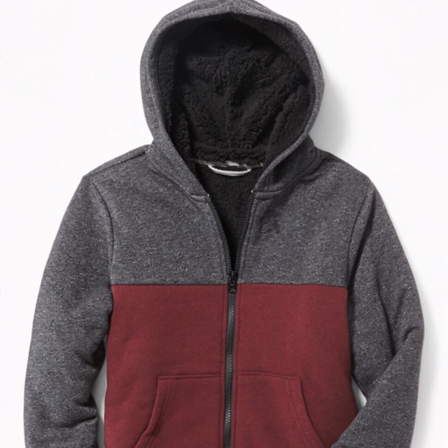 Aoa khoác lông phối màu