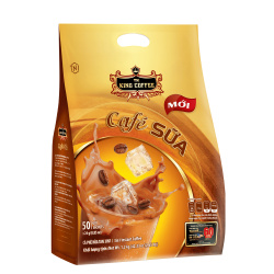 Café SỮA hòa tan KING COFFEE - Túi 50 gói x 24 g (1,2 Kg)