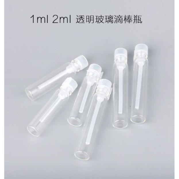 Lọ Chiết Nước Hoa ❤ RẺ VÔ ĐỊCH ❤ [100c] Vỏ lọ ống chiết mẫu thử nước hoa 1ml 2ml 3ml đựng dầu thơm , phụ kiện du lịch