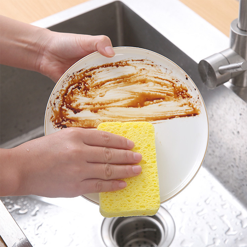 Miếng Bọt Biển cotton Tẩy Rửa Nhà Bếp Không Làm Hư Hại kapok / Nồi / Vết Bẩn Dầu Mỡ Để Lại Dấu Vết Bẩn Trong Nhà Bếp