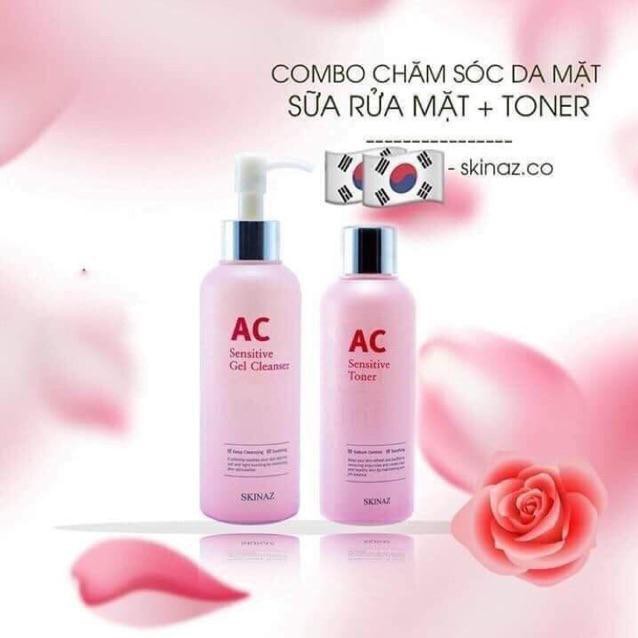 Combo Sửa rửa mặt, Toner AC