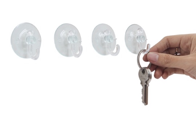 Combo 10vĩ Móc hít chân không treo đồ HOFACO Loại 2 cái/1vĩ hoặc 4cái/1vĩ