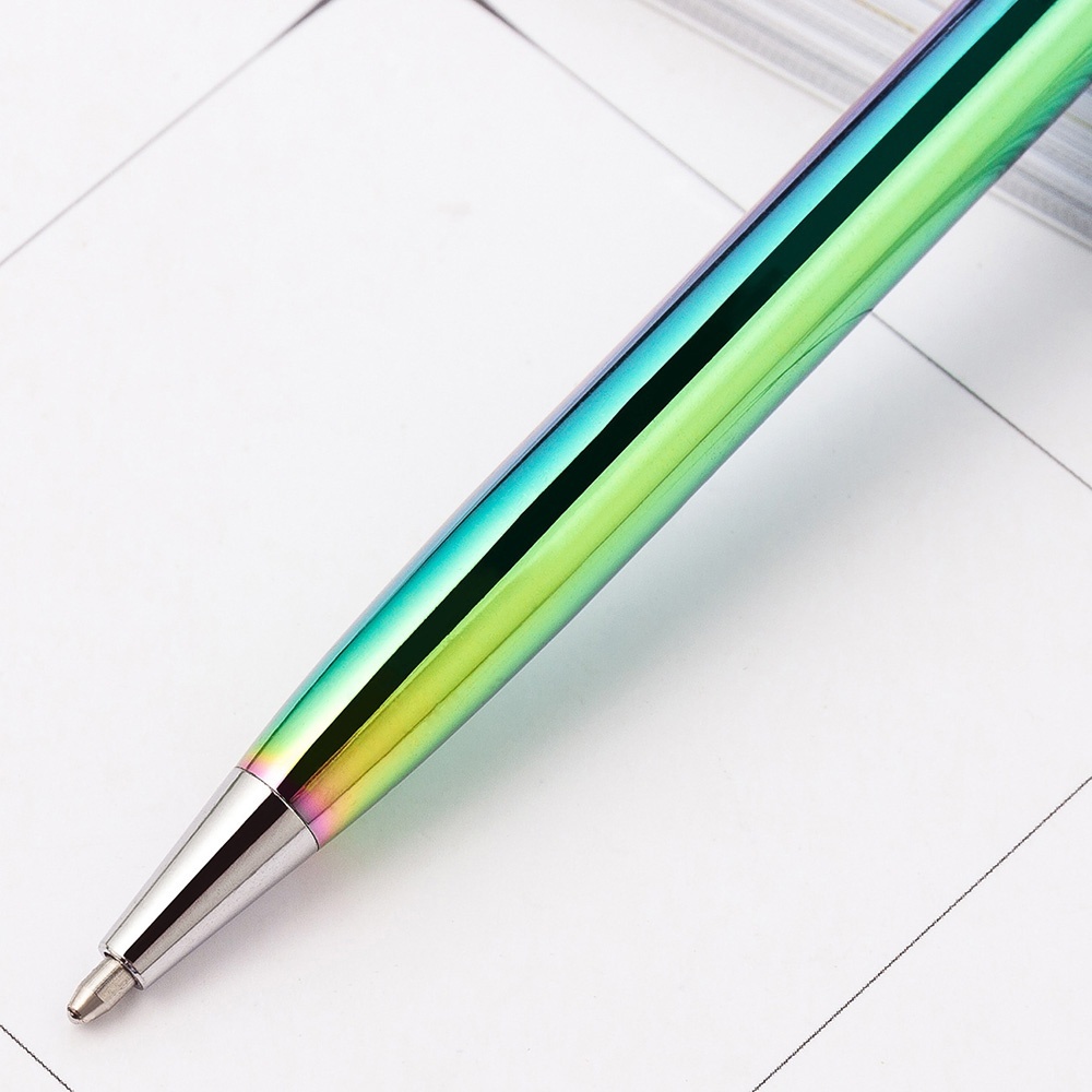 Bút bi vỏ kim loại nhiều màu sắc độc đáo