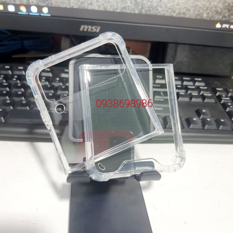 Ốp Điện Thoại Trong Suốt Siêu Mỏng Chống Sốc viền dẻo Cho Samsung galaxy Z Fold 5/Fold 4 /Z Flip 4 /Z Flip 3/Z Fold 3