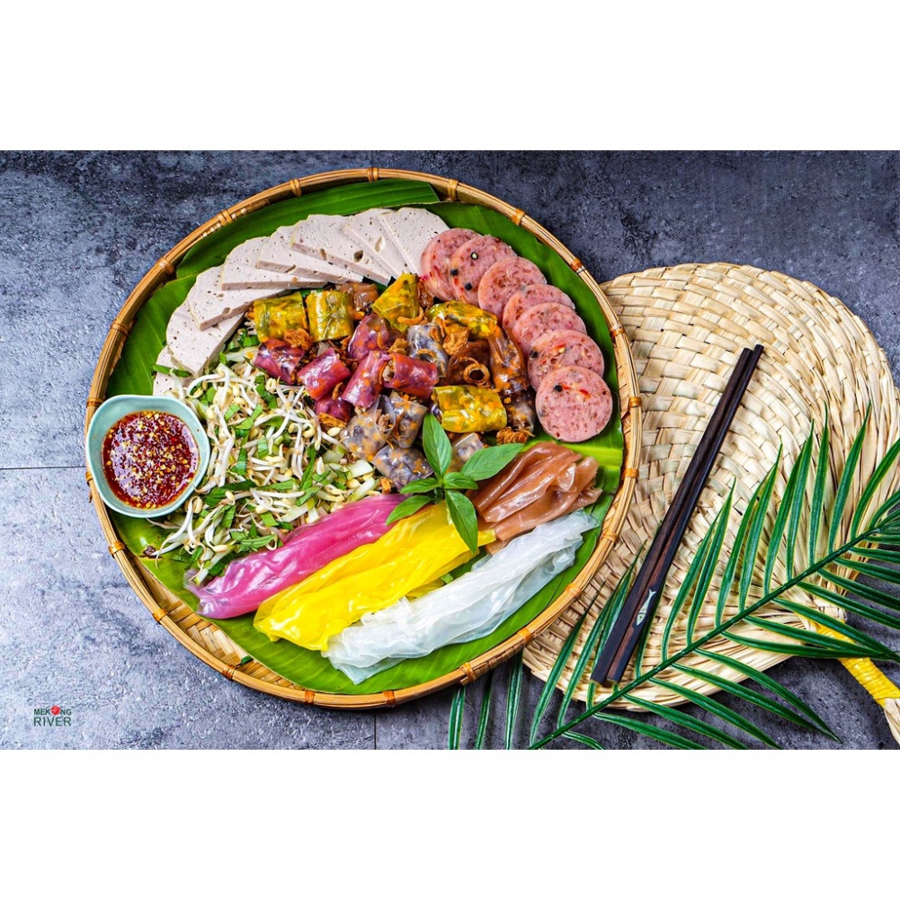 Combo 3 Bánh tráng Ba Màu MEKONG RIVER - 900G