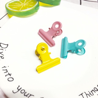 Kẹp giấy cứng nhỏ pastel (set 3 cái)