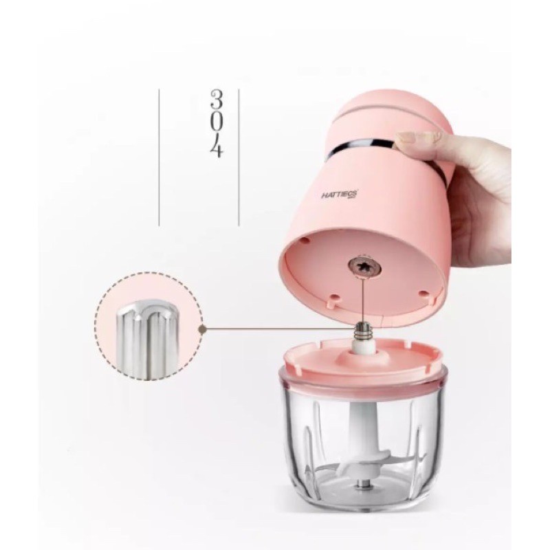 Máy Xay 6 Lưỡi- Máy Xay Đa Năng HATTIECS 0.3L