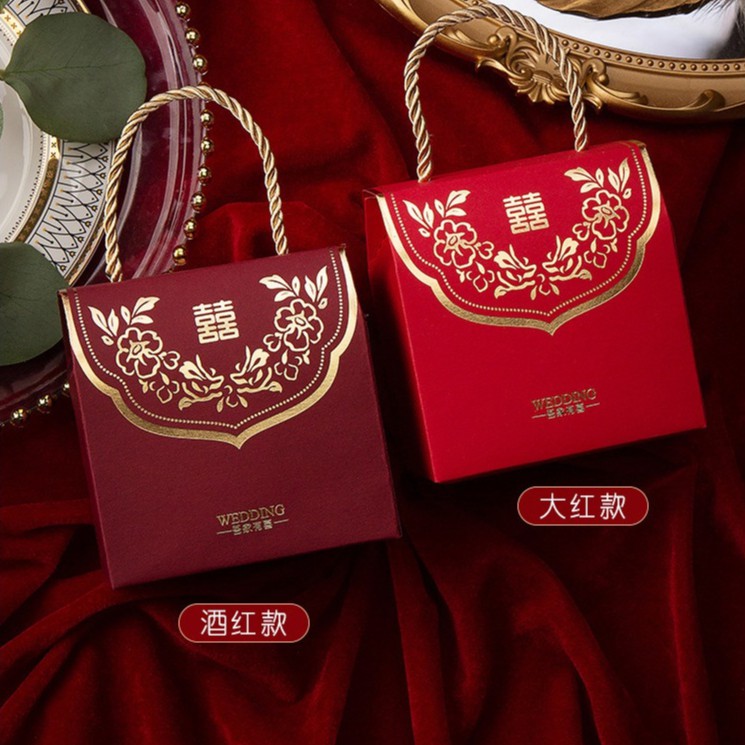 Hộp đựng khăn giấy kiểu Trung Hoa dùng làm quà tặng đám cưới