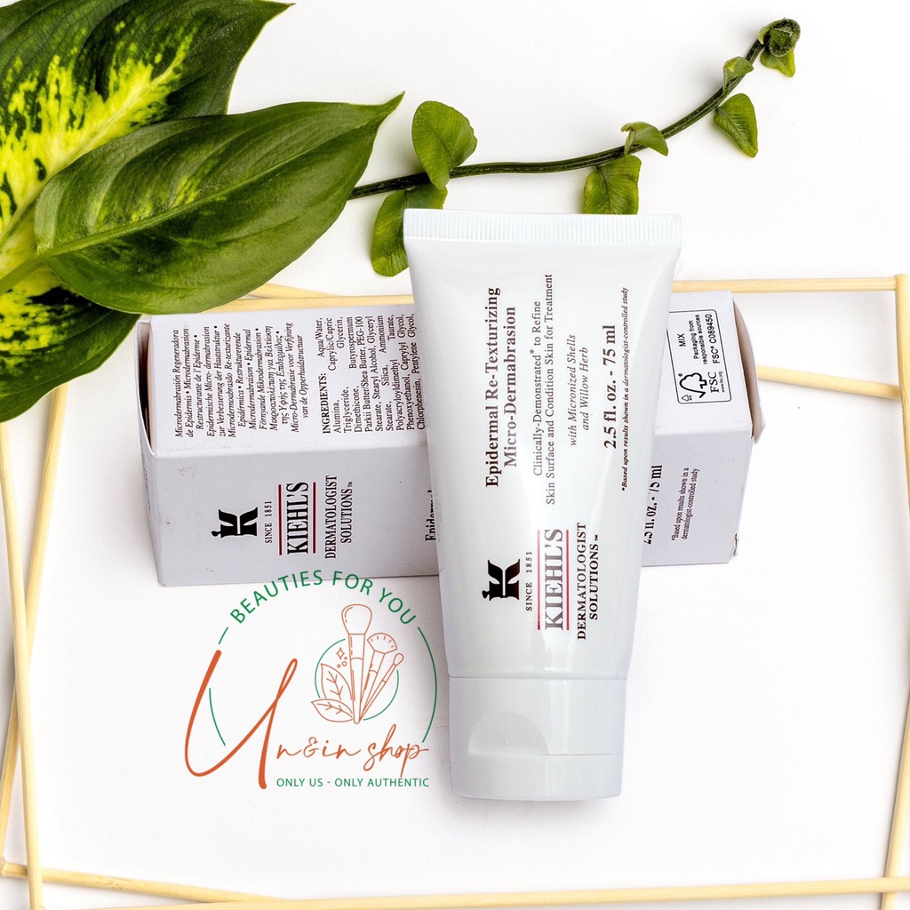 Tẩy tế bào chết kiehls episermal Re- texturizing Micro -Dermabrasion