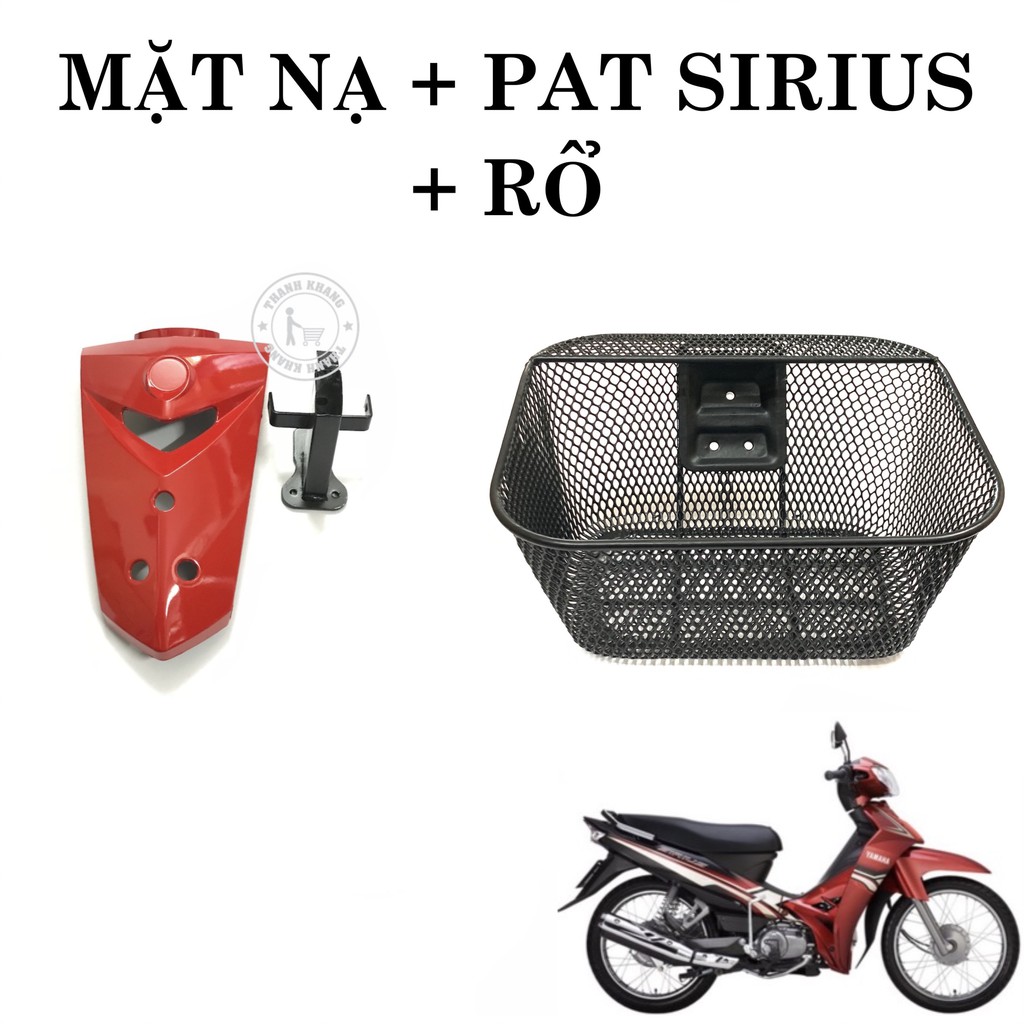 mặt nạ sirius,pat,rổ xe sirius phong cách spark thanh khang