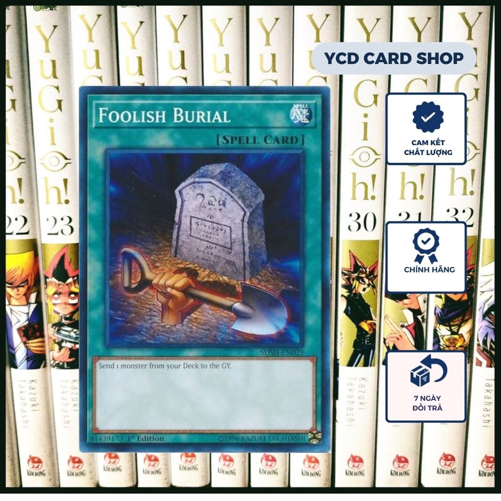 Thẻ bài yugioh chính hãng Foolish Burial – Common