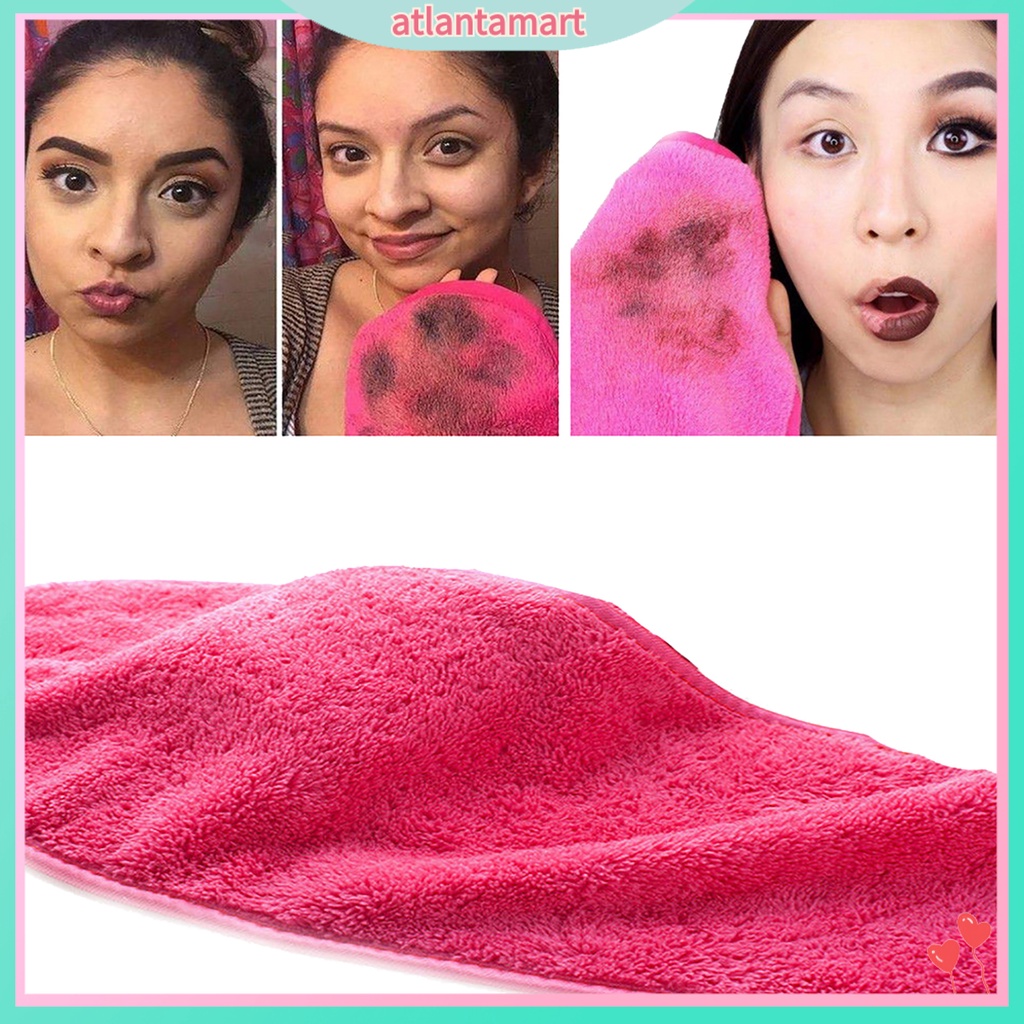 [Hàng mới về] Khăn tẩy trang 18x40cm có thể tái sử dụng tiện lợi