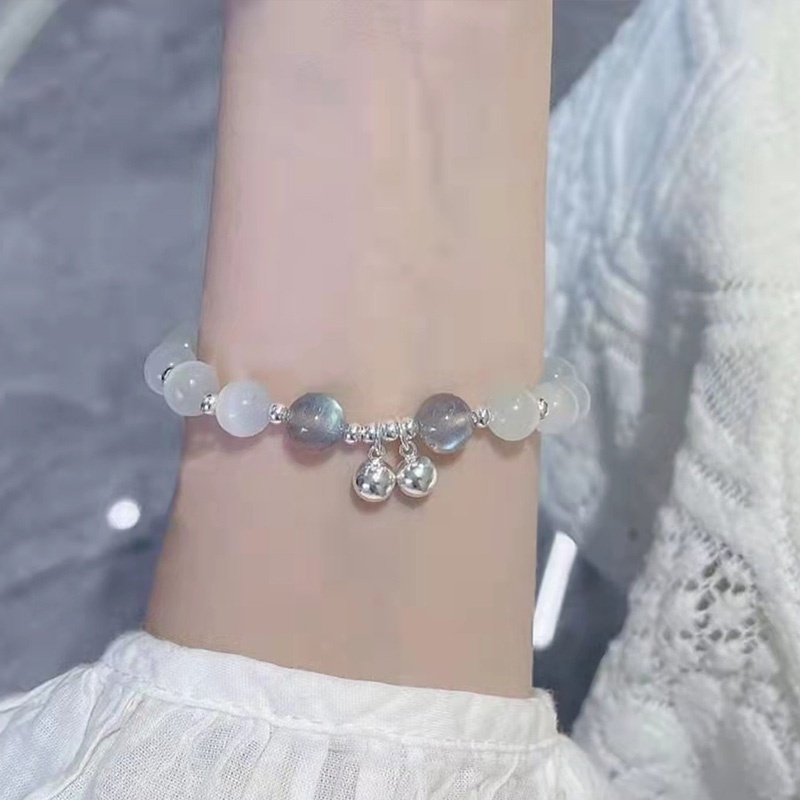 Vòng Tay Đá Mắt Mèo Mặt Trăng Sang Trọng Cho Nữ
