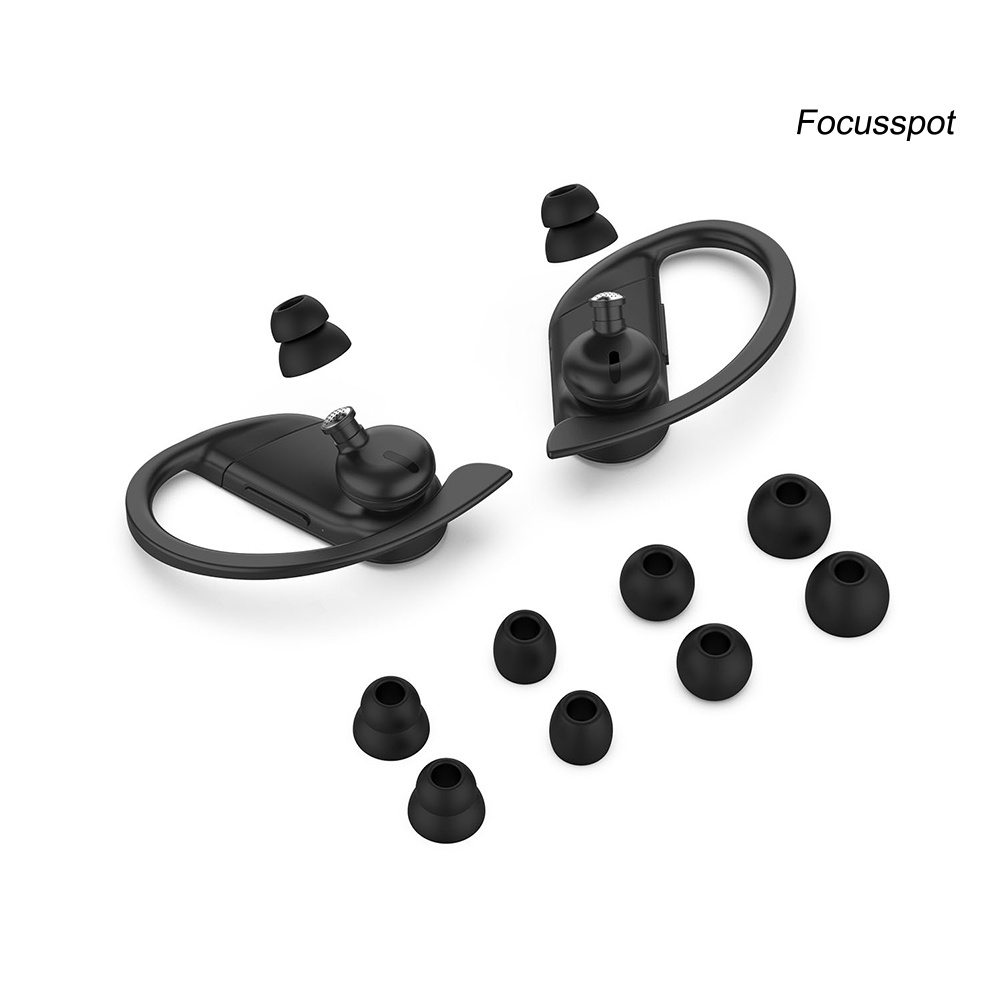 Fs Set 8 Nút Tai Nghe Nhét Tai Silicon Mini Cho Powerbeats Pro / 3