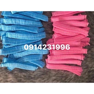 100 Mũ  y tế màu xanh