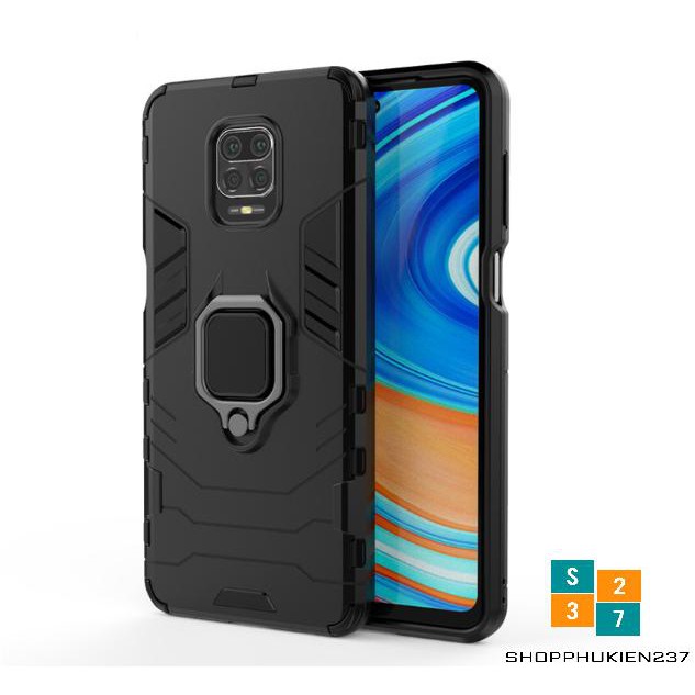 Ốp lưng chống sốc Xiaomi Redmi Note 9s , Note 9 Pro , Note 9 Pro Max Ốp Iron Ver 3 Có Giá Đỡ Cao Cấp