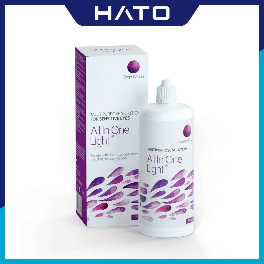 Nước Ngâm Contact Lens Kính Áp Tròng Abbott Mỹ CooperVision Light  Date Mới, Chính Hãng