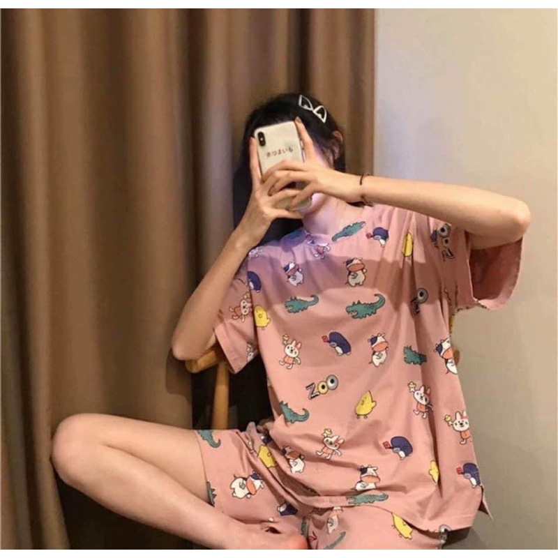 BỘ NGỦ THUN CUTE