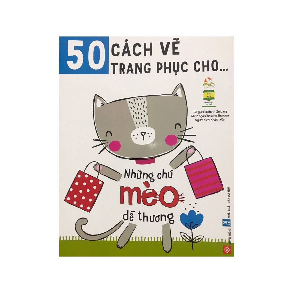Sách - 50 cách vẽ trang phục cho...- Những chú mèo dễ thương (Đinh Tị )
