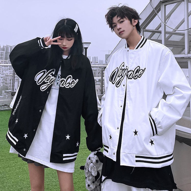 Áo Khoác Bóng Chày Form Rộng Thời Trang Dành Cho Cả Nam Và Nữ | BigBuy360 - bigbuy360.vn