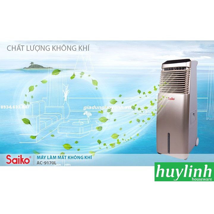 Máy làm mát không khí Saiko AC-9170CL - 30 lít - 20m2