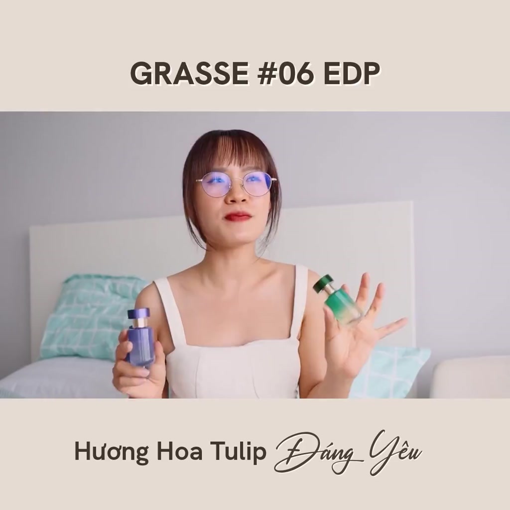 Nước hoa Nữ Thơm Lâu De Memoria Đáng Yêu, Hương Tulip, Thuần túy (30ml) - Grasse 06 BST Ký Ức Đầu Tiên | BigBuy360 - bigbuy360.vn