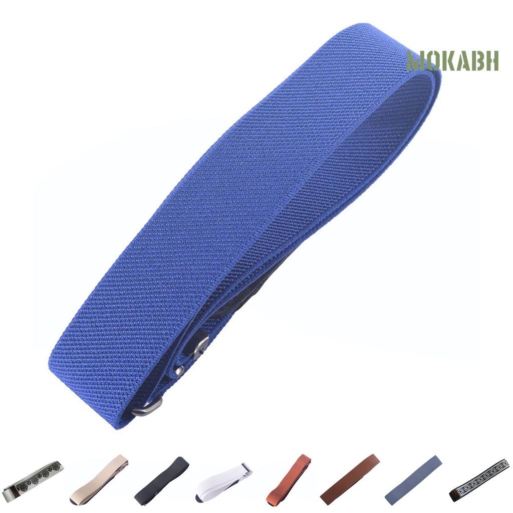 Thắt Lưng Unisex Đơn Tròn Vô Hình Có Thể Điều Chỉnh Cho Quần Jean