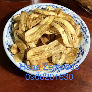 CHUỐI SẤY GIÒN ÍT ĐƯỜNG - 500G/BỊCH- HAHA ZENFOODS