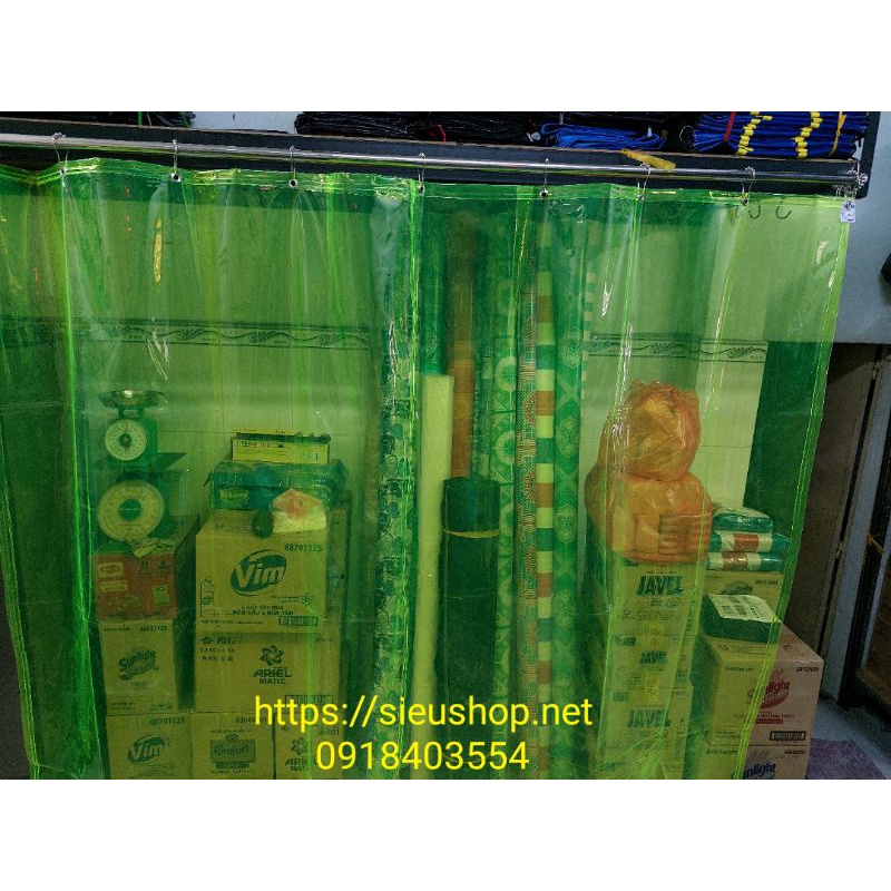 Rèm Nhựa PVC Màu