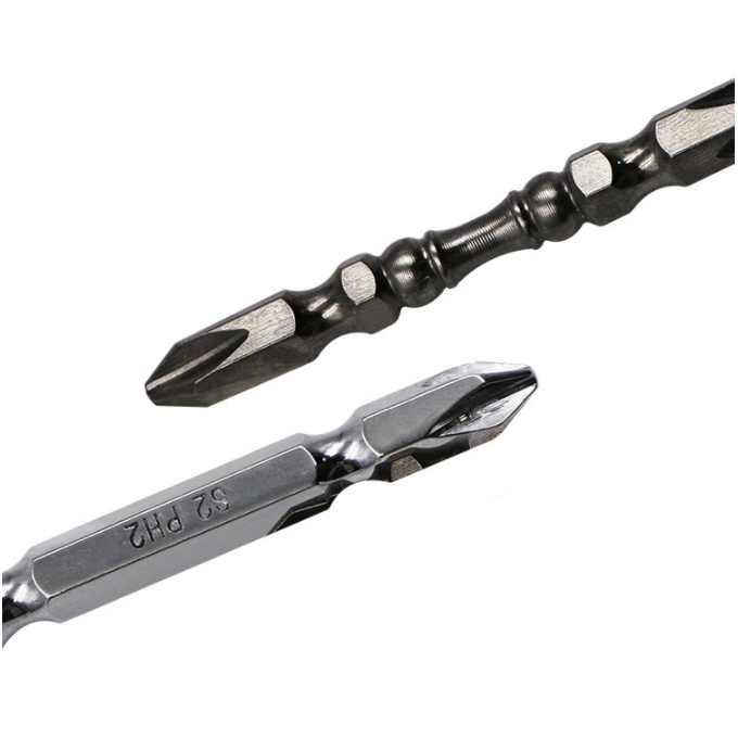 Mũi vít YTB 2 đầu trắng nâu siêu cứng bắn không mẻ đầu, đầu bắn vít, vít nam châm