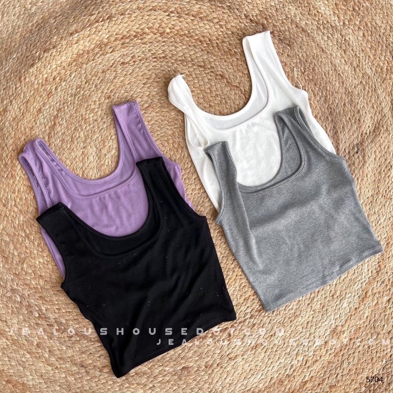 Áo tanktop nữ, áo tanktop dáng ngắn Yidu 5704