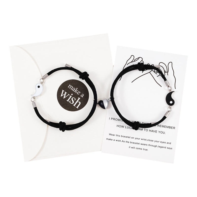 Vòng Đeo Tay Khóa Nam Châm Tình Bạn Phong Cách Âu Mỹ