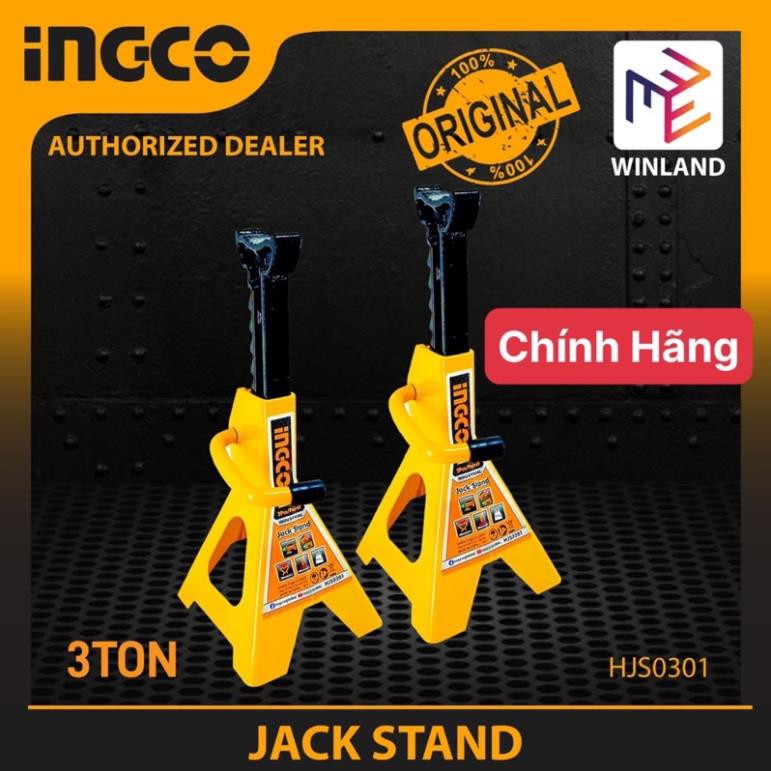 Con Nâng Đội Kê Mễ Kê Ngựa ô tô 3 tấn INGCO HJS0301 giúp nâng phụ trợ sửa chữa xe hơi