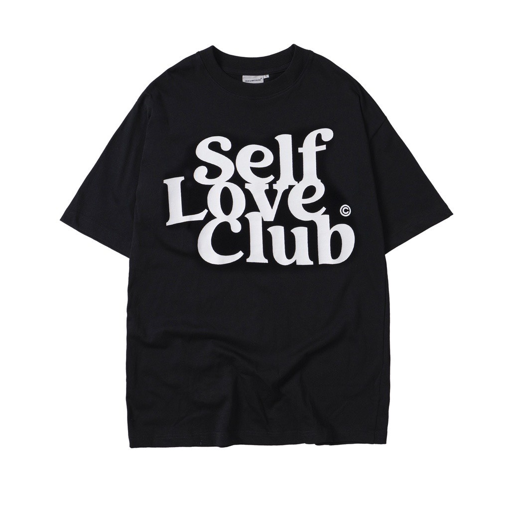 Áo thun tay lỡ G1SHOP vải coton dày dặn, co dãn, form rộng - Self Love Club