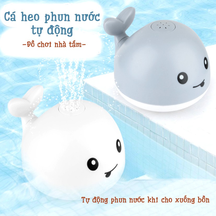 Đồ chơi nhà tắm cá heo phun nước tự động thả bồn tắm ngộ nghĩnh  Đồ chơi cho bé thông minh