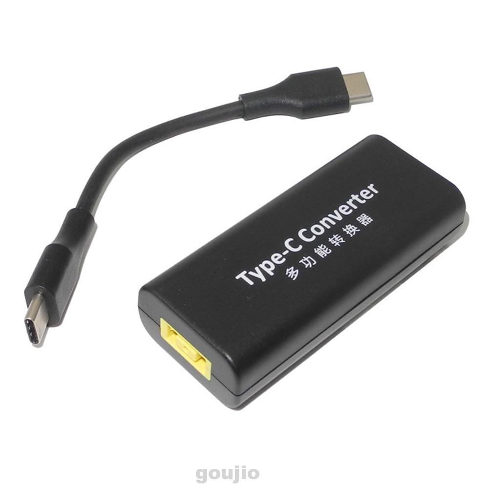 Converter Accessories Adapter Connector Laptop Power Charger USB Portable Square Plug Female To Type C For Lenovo | BigBuy360 - bigbuy360.vn