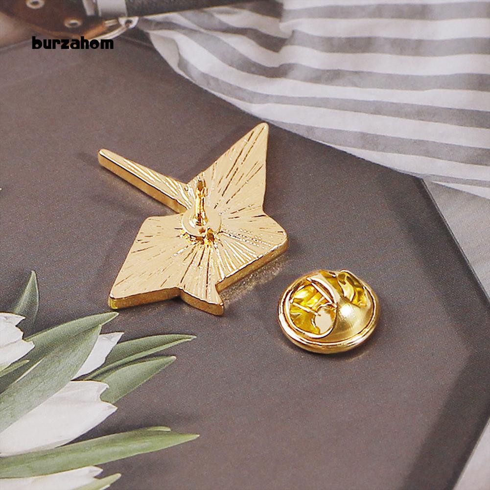 Trâm Cài Áo Hình Chim Hạc Tráng Men Unisex