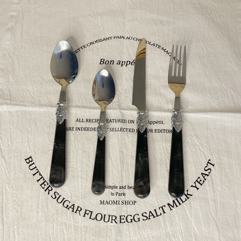 Set 5 món Dao Thìa Dĩa phong cách phương Tây cổ điển