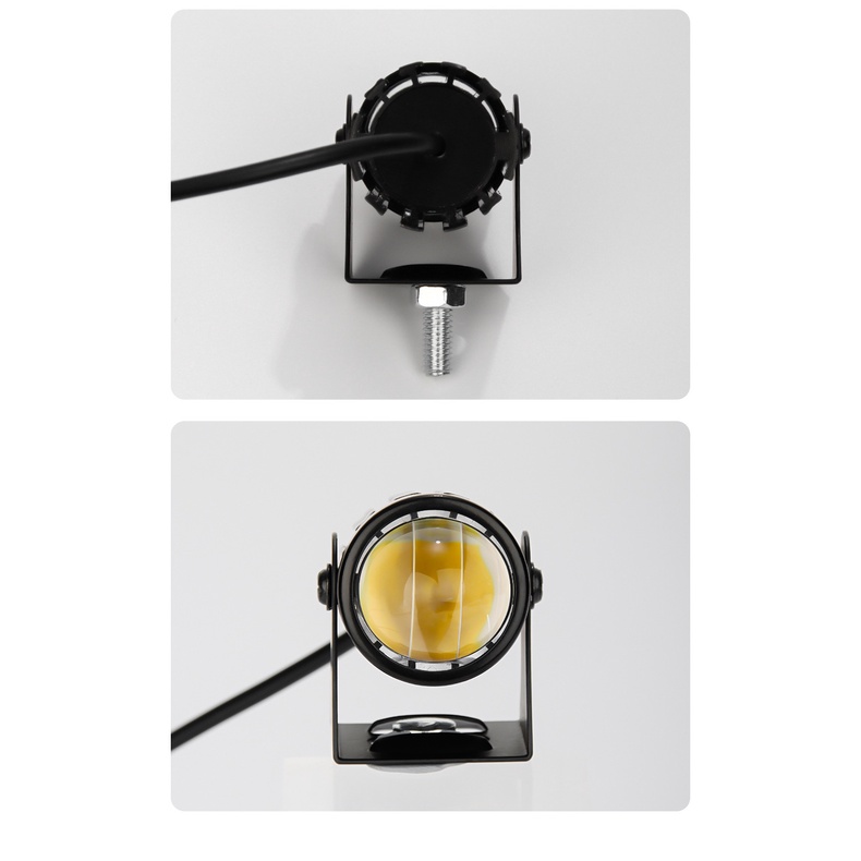 Đèn pha bi cầu trợ sáng xe máy điện xe đạp điện 48V 60V 80V DC 18W