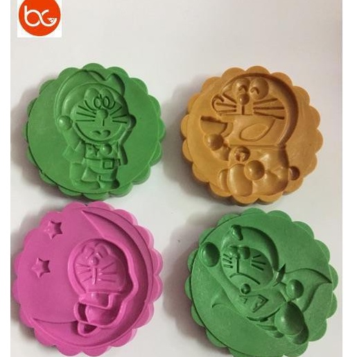 Khuôn lò xo bánh trung thu Singapore Y3K2016-A - 150gr - Gồm 4 Mặt