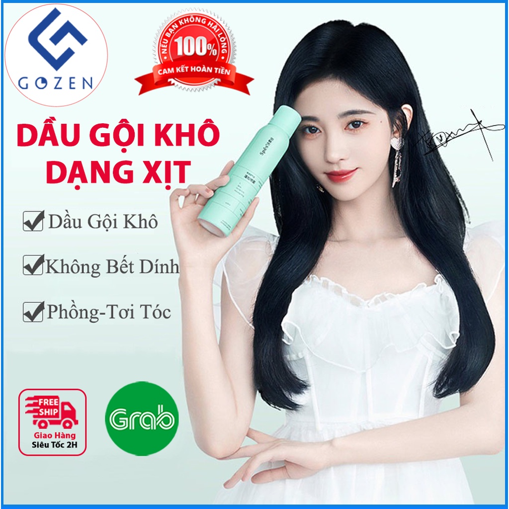 Dầu gội đầu khô tóc dạng xịt 150ml, dầu gội dưỡng tóc khô xơ rối vào nếp suôn mượt suốt 8 giờ tại GozenMall