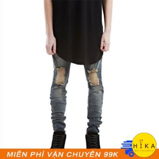 QUẦN BIKER JEANS RÁCH GỐI SPORTMAN _Q7