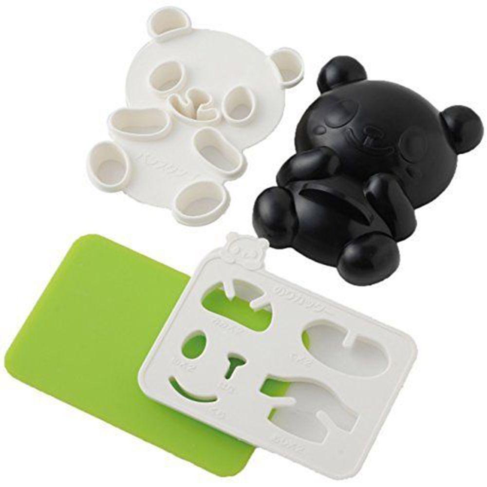 Set 4 Khuôn Làm Cơm Nắm Hình Gấu Trúc 3D