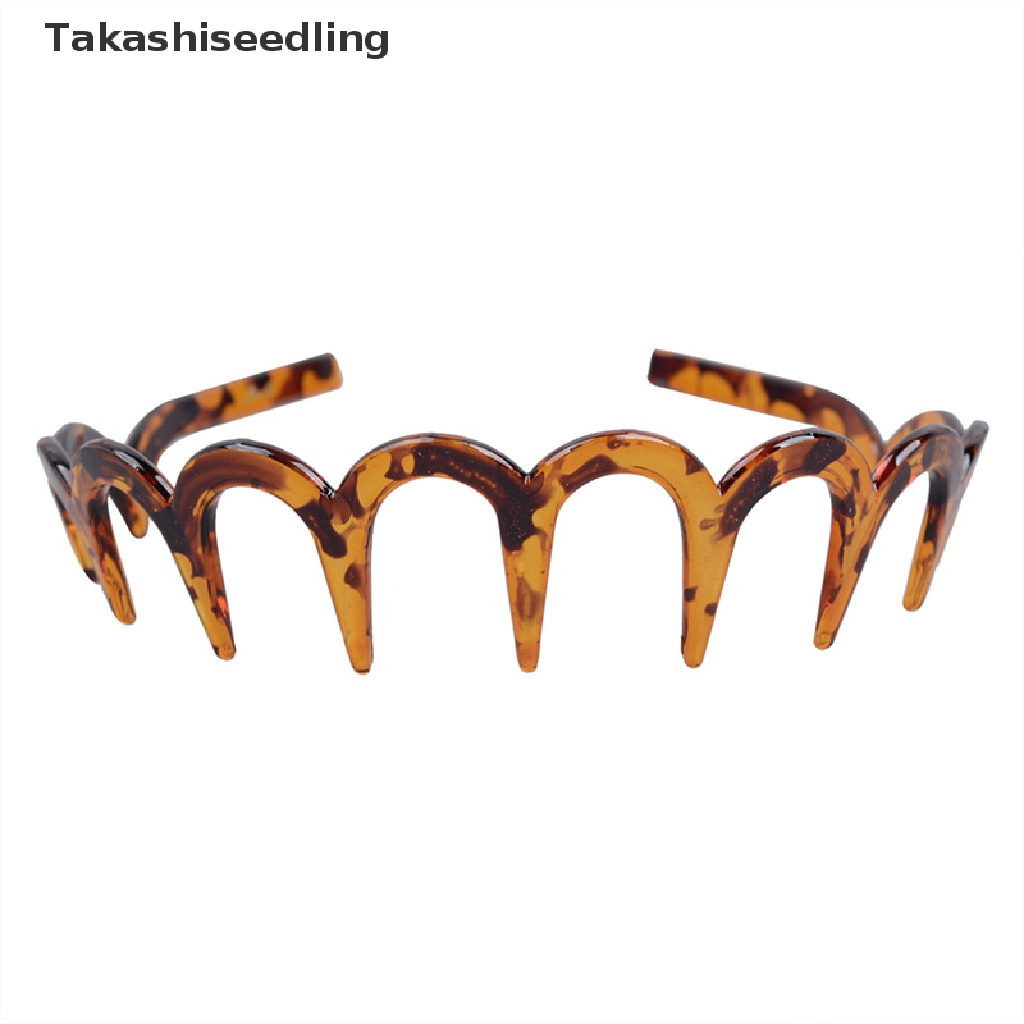 (Takashiseling) 1 Lược Cài Tóc Răng Cá Mập Bằng Nhựa Cho Nữ