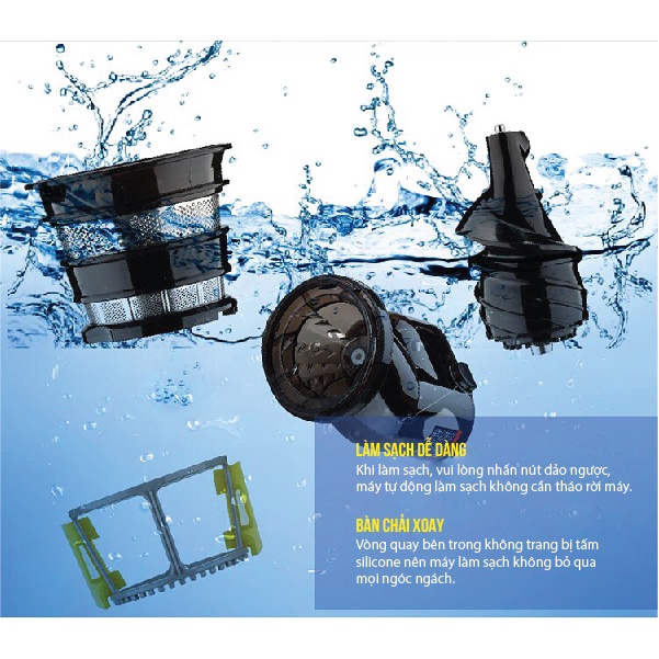 Máy ép chậm trái cây đa năng ROLER RS-4459