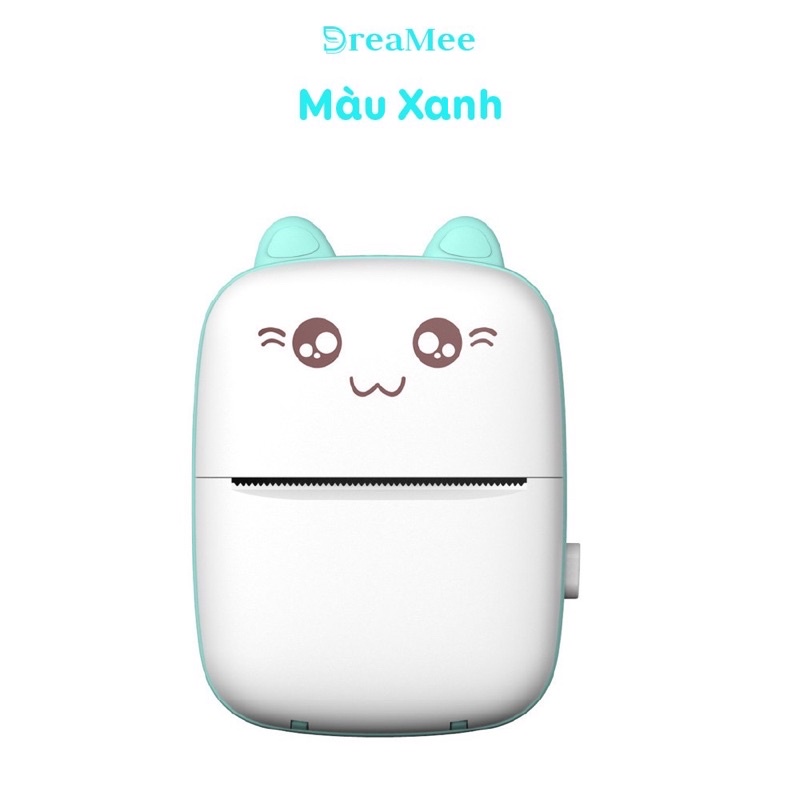 Máy In Nhiệt Mini Cầm tay Bluetooth - Máy in ảnh, in tài liệu, in Phao, in nhãn dán in không cần mực