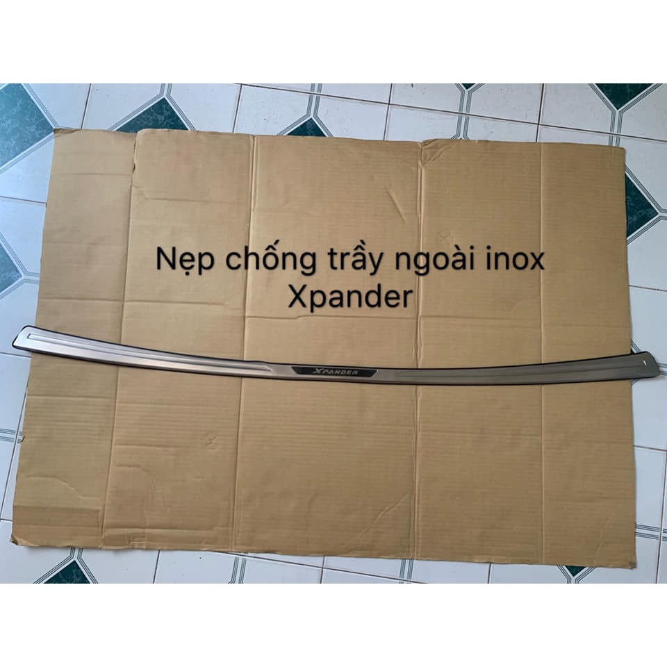 Chống Trầy Cốp Xe XPANDER 2018-2019-2020-2021 mẫu inox