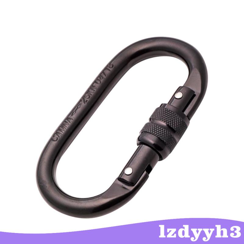 Móc Khóa Carabiner Hình Oval 25KN Lzdyyh3 Chuyên Dụng Cho Leo Núi